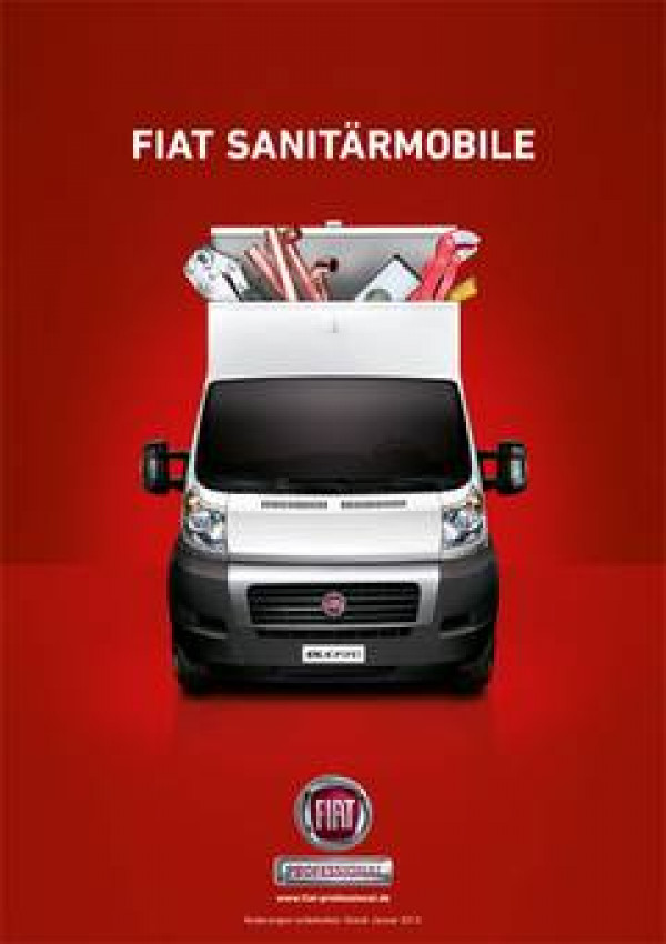 Für echte Profis: Die Fiat Professional Sanitärmobile